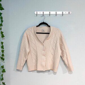 Aritzia Sunday Best Cable Knit Cardigan